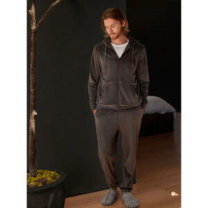 Barefoot Dreams LuxeChic Size S Carbon Gray Jogger